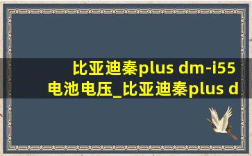 比亚迪秦plus dm-i55电池电压_比亚迪秦plus dm-i55电池多少钱